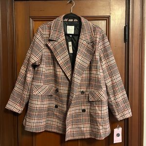 ✨Anthro Plaid Blazer✨